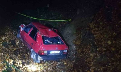 Bilecik’te otomobil şarampole yuvarlandı: 1 ölü, 1 yaralı