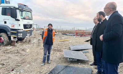Kütahya’da üst geçit çalışmaları yeniden başladı