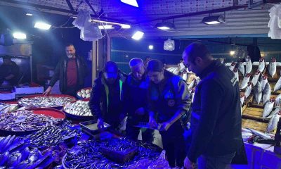 Bilecik’te balıkların boyları teker teker ölçüldü