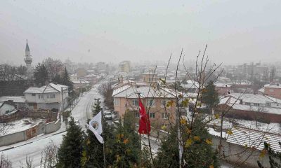 Eskişehir’de kış mevsiminin ilk kar yağışı başladı