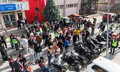 Motosiklet kulübü üyeleri, down sendromlu çocuklar için etkinlik düzenledi