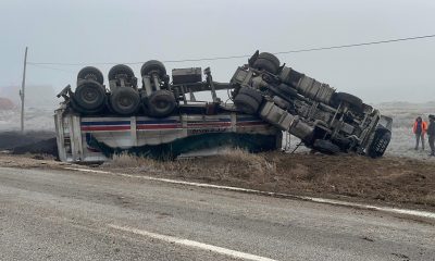 Gizli buzlanma kazaya sebep oldu, 1 kişi yaralandı (Video Haber)