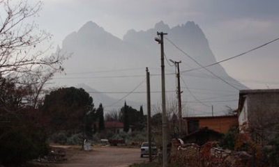Bozaniç Dağı’nda sis manzarası fotoğraflandı