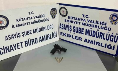Kütahya’da ruhsatsız silah operasyonu, şüpheli kaçmaya çalışırken yakalandı