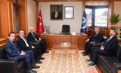 Üniversite Rektörlerinden, Rektör Adıgüzel’e hayırlı olsun ziyareti