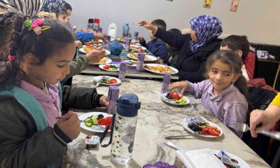 Hisarcık’ta özel öğrenciler kahvaltıda buluştu