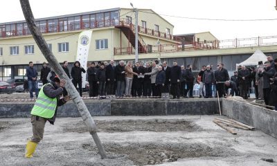 Tavşanlı Ahi Evran Camii’nin temeli dualarla atıldı