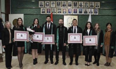 Kütahya Barosu’nda ruhsat ve yemin töreni