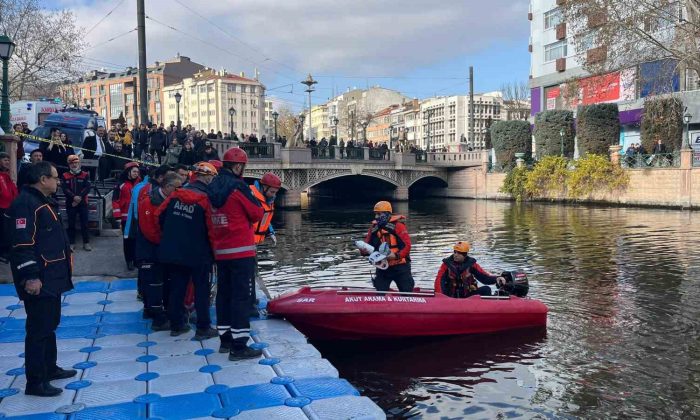 Eskişehir’de ‘Suda boğulma vakası tatbikatı’ yapıldı