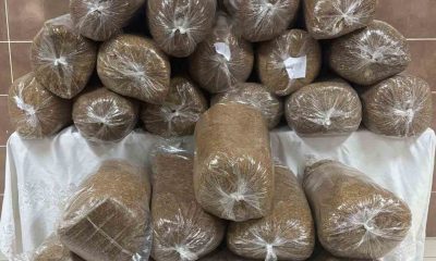 Yolcu otobüsünde 200 kilogram faturasız/bandrolsüz kıyılmış tütün ele geçirildi