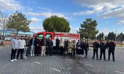 Hisarcık MYO’dan Uşak İtfaiyesi’ne teknik gezi