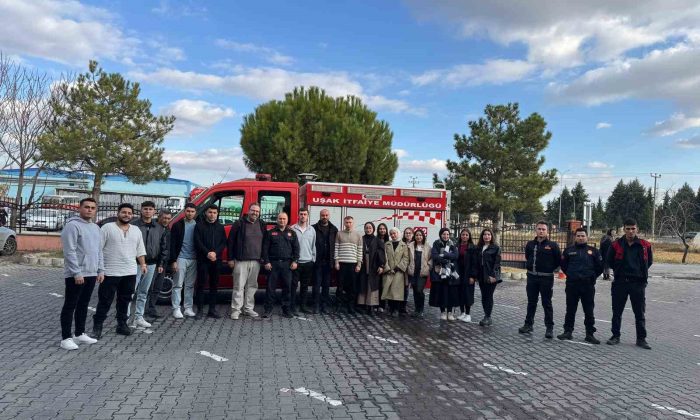 Hisarcık MYO’dan Uşak İtfaiyesi’ne teknik gezi