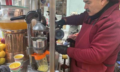 Salgın hastalıklardan korunmak için taze sıkılmış portakal suyu büyük ilgi görüyor