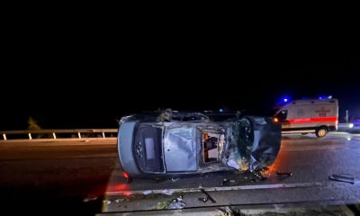 Takla atan otomobilde 1 kişi yaşamını yitirdi!