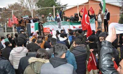 Eskişehir’deki Suriyeliler Esad rejiminin çöküşünü kutladı