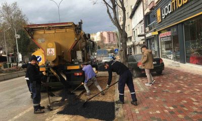Yüzlerce noktada asfalt yama çalışması yapıldı