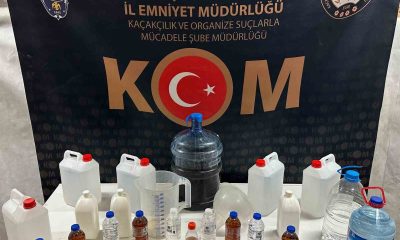 Eskişehir’de yeni yıl öncesinde sahte alkol operasyonu