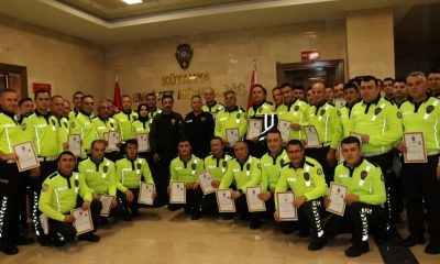 Kütahya polisine “Başarı ve üstün başarı” belgesi