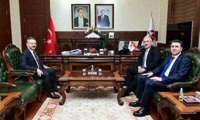 Vali Ayyıldız ve Aygöl, Eskişehir Valisi Hüseyin Aksoy’a ziyarette bulundu