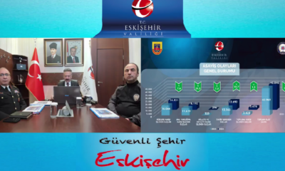 Eskişehir’de 2024 yılında asayiş olayları yüzde 7,1 azaldı