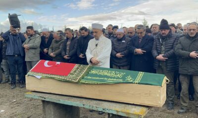 Asansör boşluğuna düşerek hayatını kaybeden muhtar son yolculuğuna uğurlandı