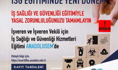 ANADOLUSEM’den ulusal ölçekte İSG eğitimleri için yeni dönem başlıyor
