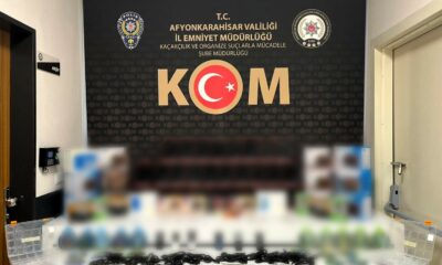 Afyonkarahisar’da kaçakçılıkla mücadele sürüyor