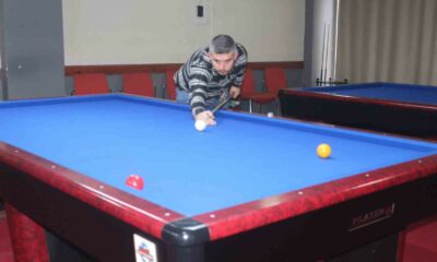 ‘Afyon Basın Cemiyeti 3 Bant Bilardo Turnuvası’ başladı