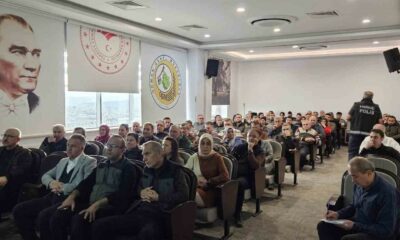 Kütahya OBM personeline bağımlılık ile mücadele eğitimi