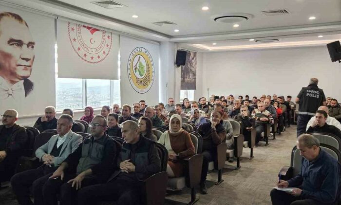 Kütahya OBM personeline bağımlılık ile mücadele eğitimi