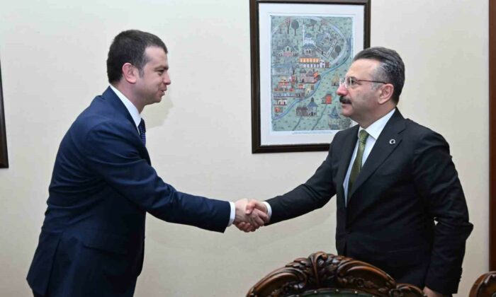 Yeni atanan Sanayi ve Teknoloji İl Müdürü Uysal, Vali Aksoy’u ziyaret etti