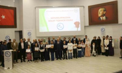 Kütahya’da ortaokullar arası sözlü anlatım yarışmasının finali ve ödül töreni