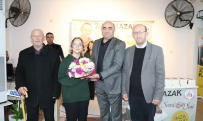 Ressam Abdullah Taktak Ortaokulu öğrencisi Zülal Kazak’ın “Sensizliğin Sesi” kitabı büyük ilgi gördü