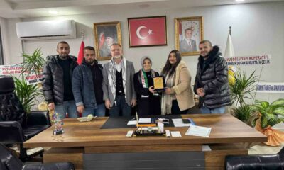 Filistinli öğrencilerden Erenler’e tebrik ziyareti