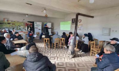 Kütahya’da 47 üreticiye organik bitki besleme ve organik bitki sağlığı uygulama teknikleri anlatıldı