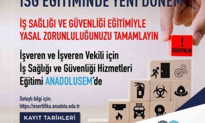 ANADOLUSEM’den ulusal ölçekte İSG eğitimleri için yeni dönem başlıyor