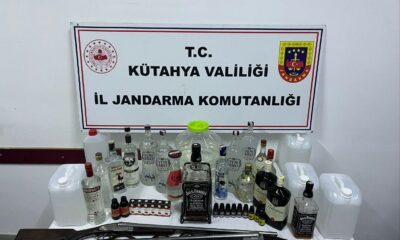 Kütahya’da sahte içki operasyonu: 1 gözaltı