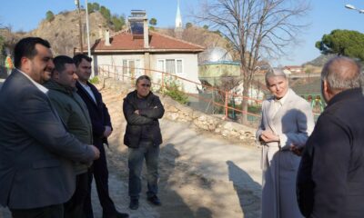 Orhangazi Mahallesindeki çalışmaları kontrol etti