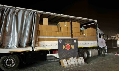 Polis 6 milyon adet boş makaron ele geçirdi