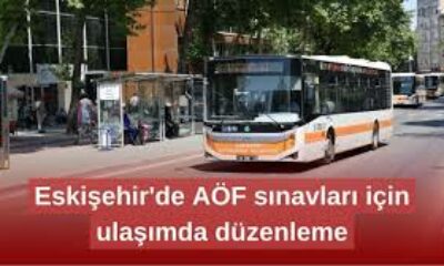 Hafta sonu yapılacak AÖF Sınavları için ulaşımda düzenleme