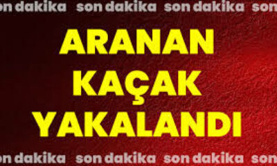 Aranan kaçak yakalandı