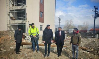 Muttalip  Mevkiinde 1500 Kişilik Yurt İnşaatı İncelendi
