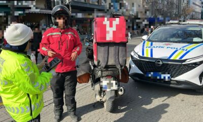 Trafik polisi 78 sürücü ve araca işlem uygulandı