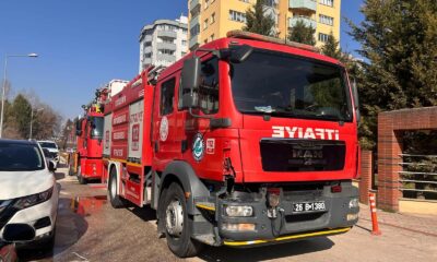 Fritöz’den çıkan yangın korkuttu