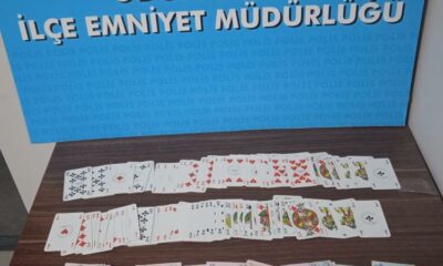 Dernekte yasadışı kumar oynayan 5 kişiye 46 bin 235 lira ceza