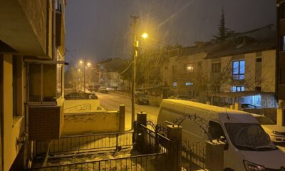 Eskişehir’de kar yağışı başladı