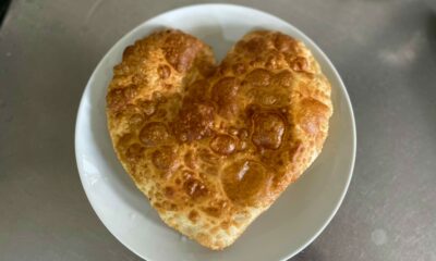 Sevgililer Günü’ne özel kalpli çibörek