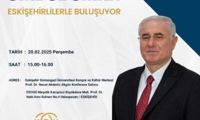 Kamu Başdenetçisi (OMBUDSMAN) Mehmet AKARCA ESKİŞEHİR’de Halkla Buluşacak