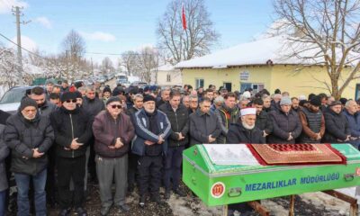 Sütlük Köyü Muhtarı Erol Aynur gözyaşları arasında toprağa verildi