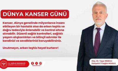 İl Sağlık Müdürü Doç. Dr. Bildirici, “Kanser konusunda farkındalık ve eğitim arttırılmalı”